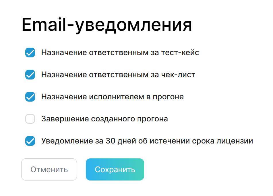 EMAIL - уведомления
